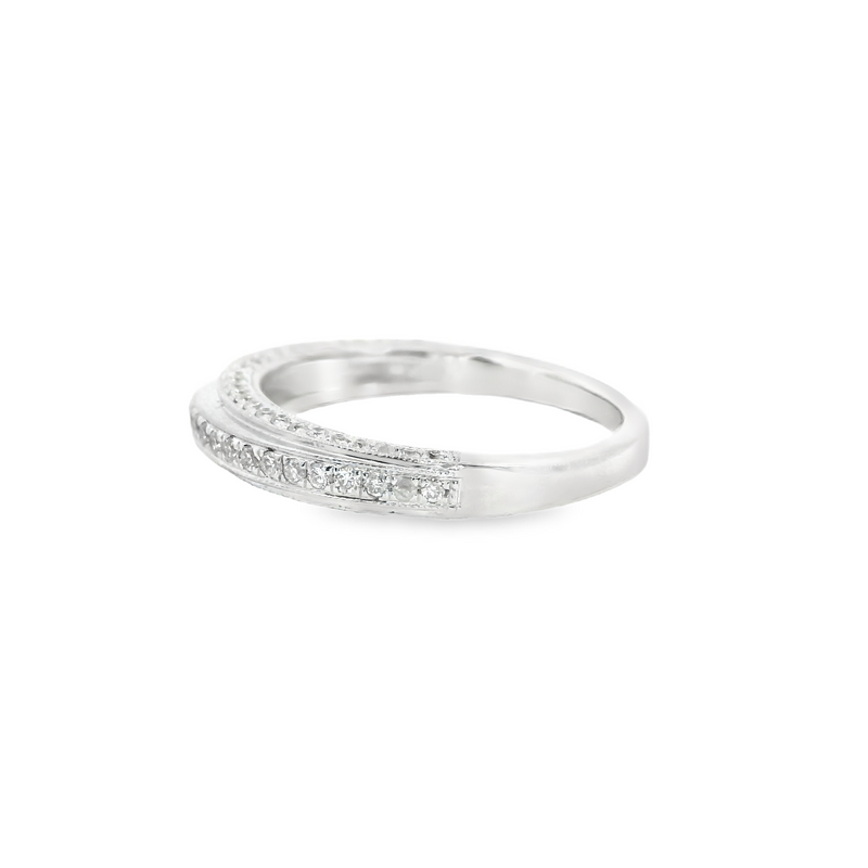 14K WG DIAMOND BAND