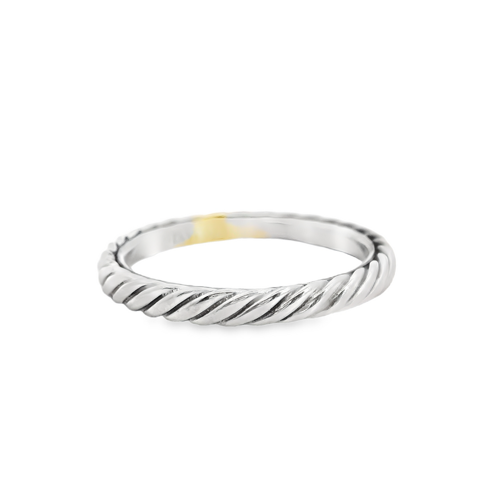 David Yurman Sterling Silver Cable Band Ring