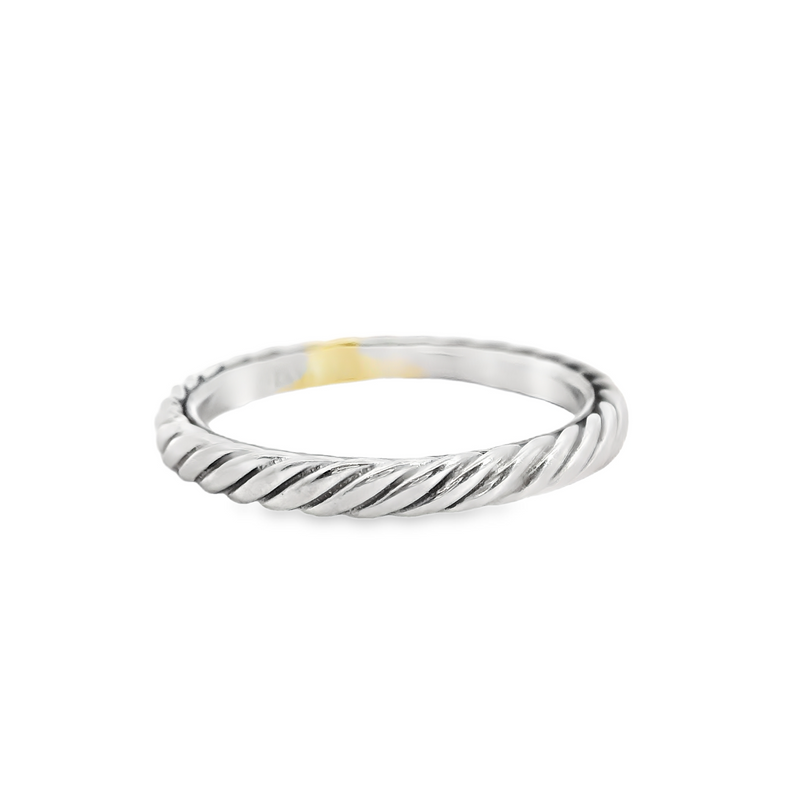 David Yurman Sterling Silver Cable Band Ring