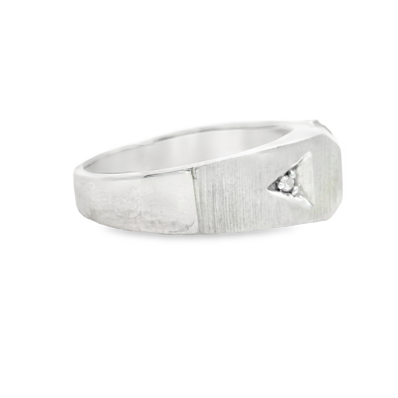 10K WG DIAMOND/STONE RING