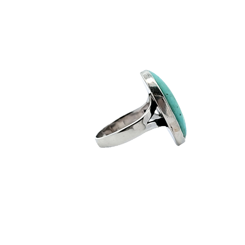 Sterling Silver Turquoise Ring Size 7.5