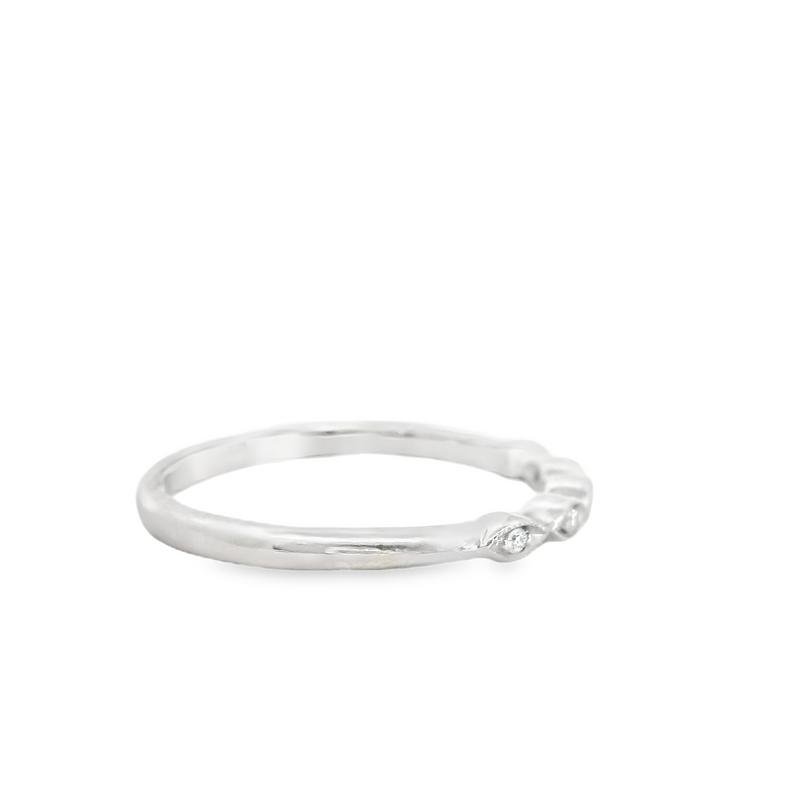 14K WG DIAMOND WEDDING BAND