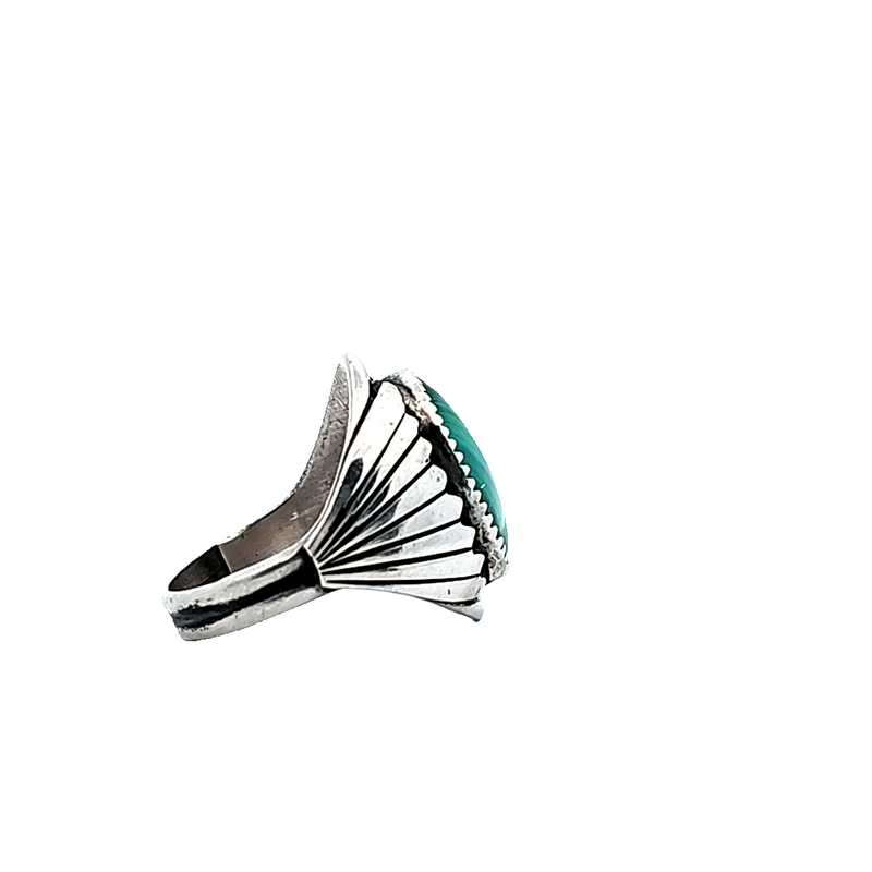 Sterling Silver Malachite Ring