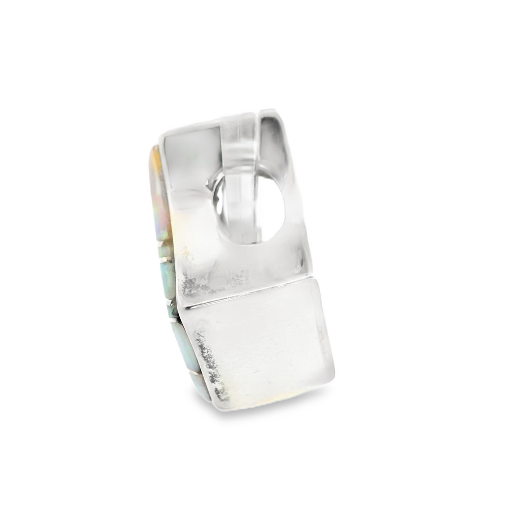 Sterling Sliver & Opal Inlay Pendant