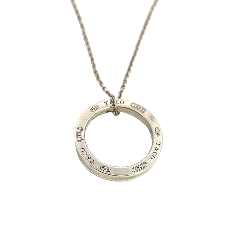 Tiffany & Co. "1837" Silver Circle Necklace