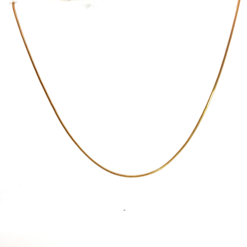 14K YG Snake Chain  16"