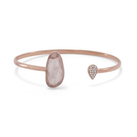 ROSE GOLD PLATED STERLING SILV