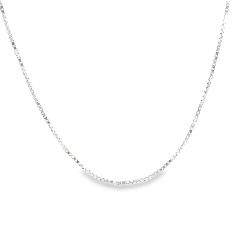 Sterling Silver 20" Box Chain