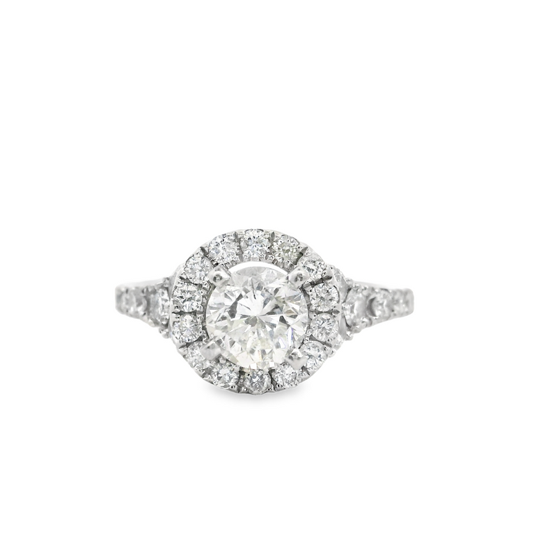 14K WG DIAMOND ENGAGEMENT SET