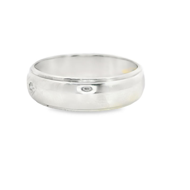 14K WG Diamond Band