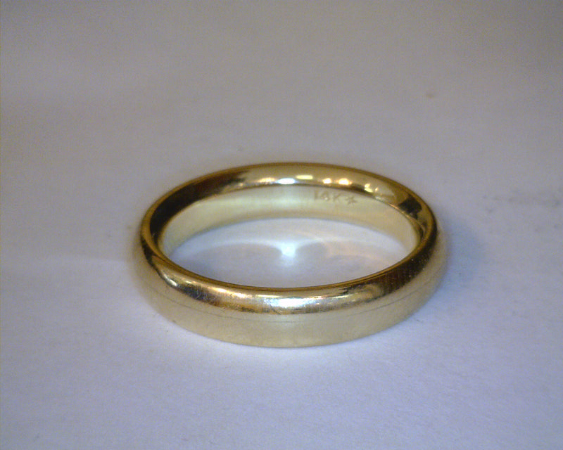 14K YG 5MM BAND