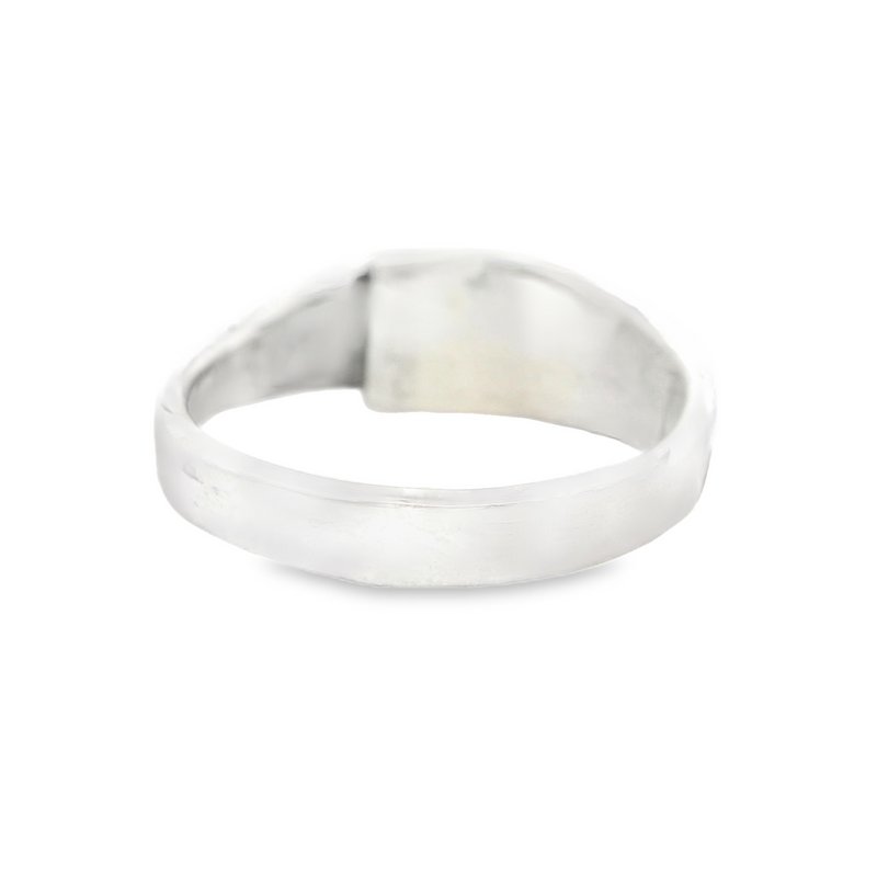 Sterling Silver Leaf Design Ring