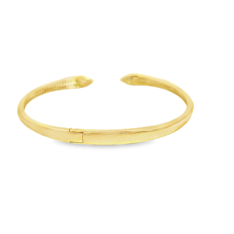 Gold Plated CZ Cuff Bracelet