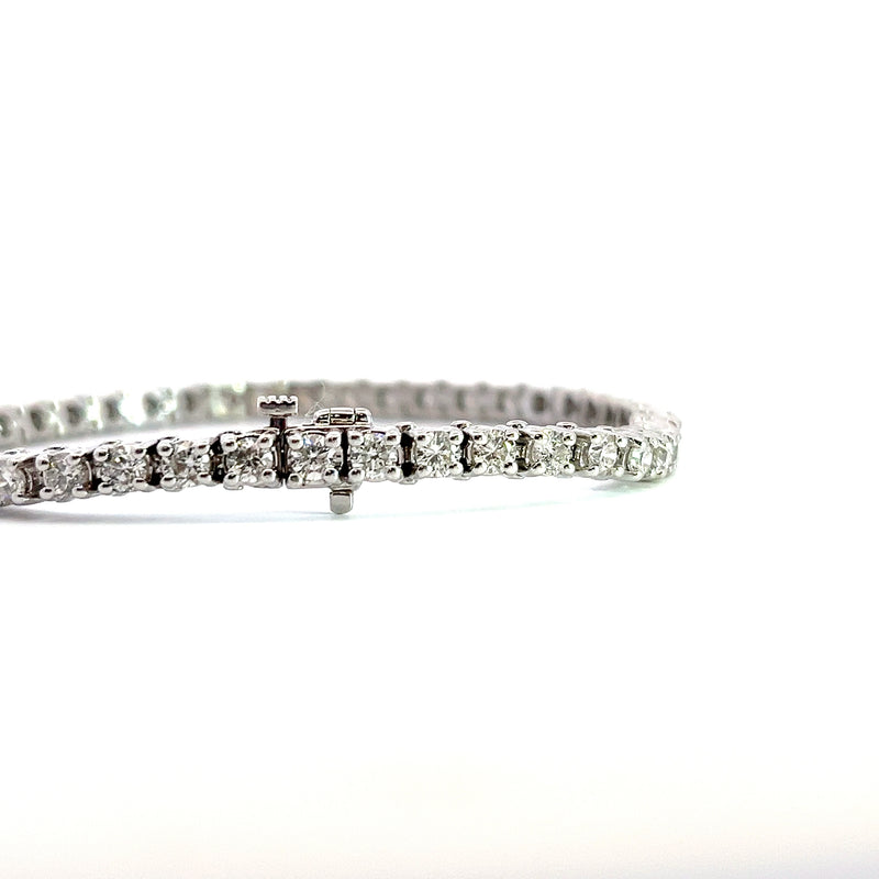 14K WG 7.0 CT TW Diamond Tennis Bracelet