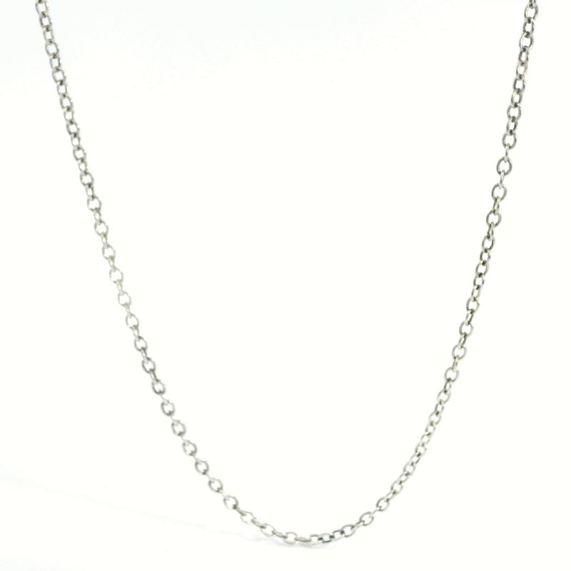 Sterling Silver Cable Chain 24"