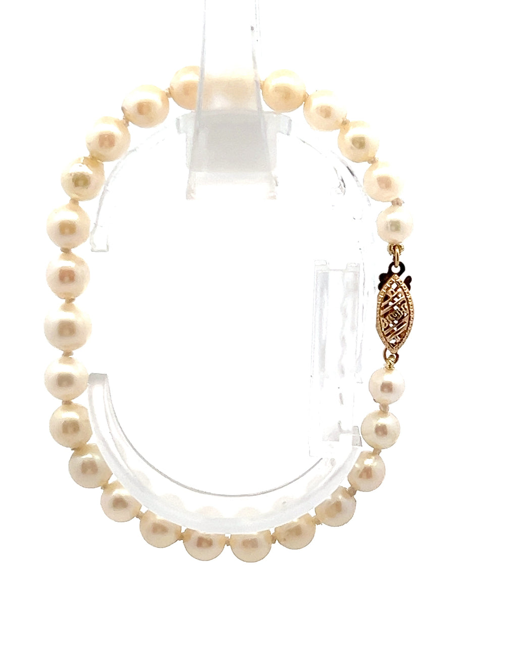 14K YG Freshwater Pearl Bracelet
