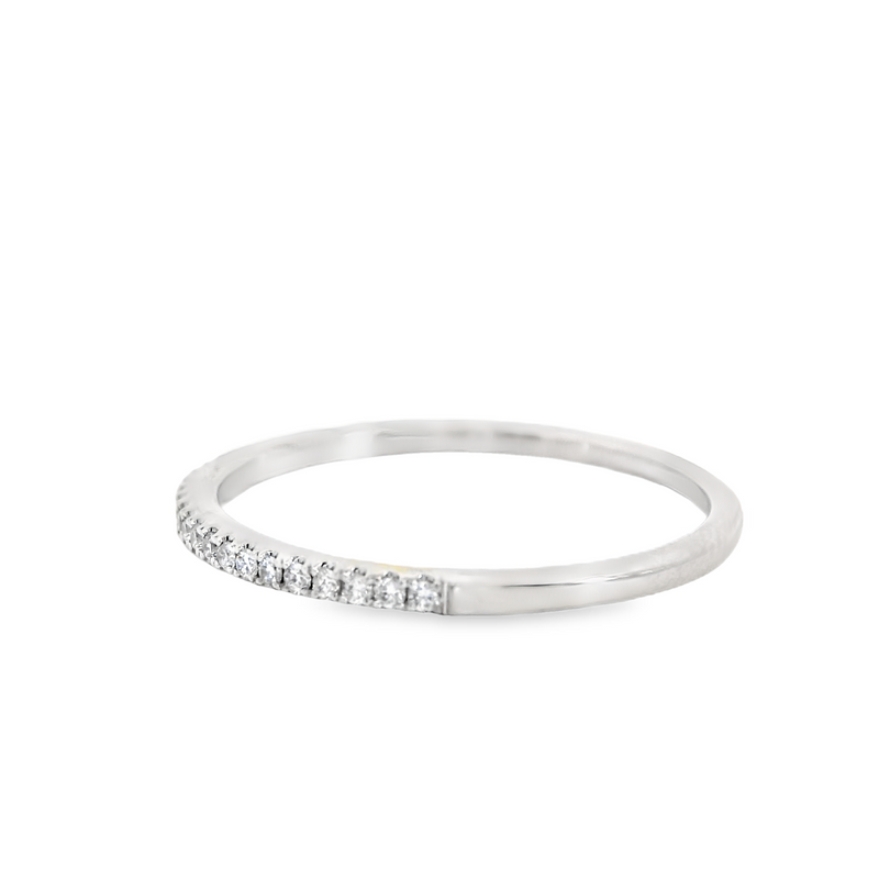 14K WG DIAMOND BAND
