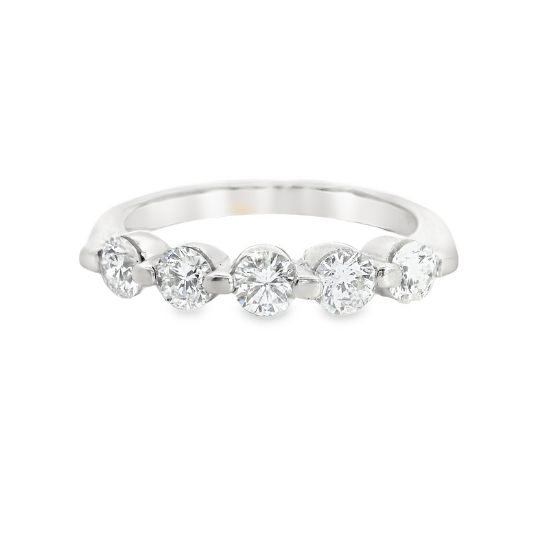 14K WG DIAMOND BAND