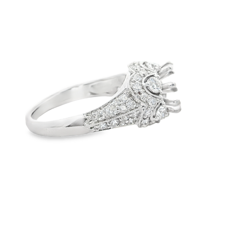18K WG DIAMOND ENGAGEMENT RING