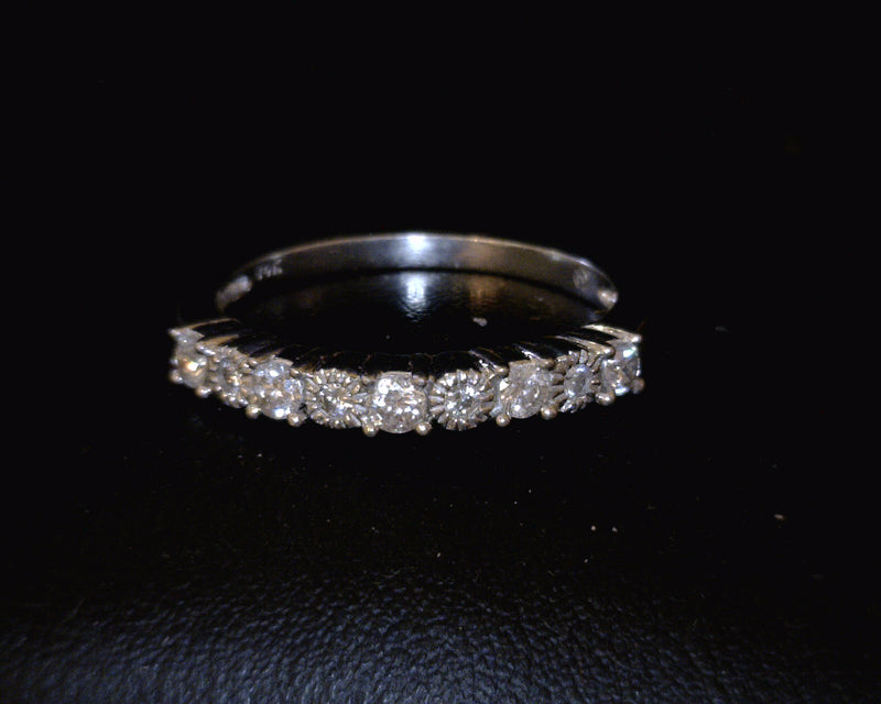 14K WG DIAMOND BAND