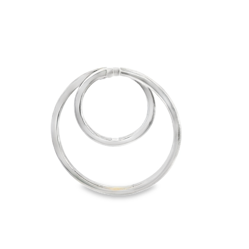 Sterling Silver Double Circle Pendant