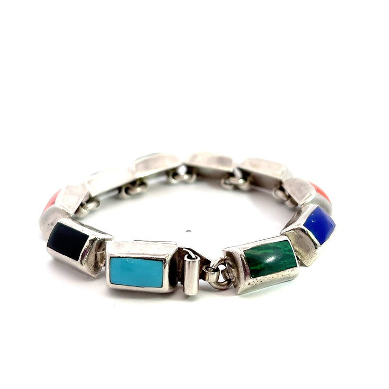 Sterling Silver Gemstone Bracelet