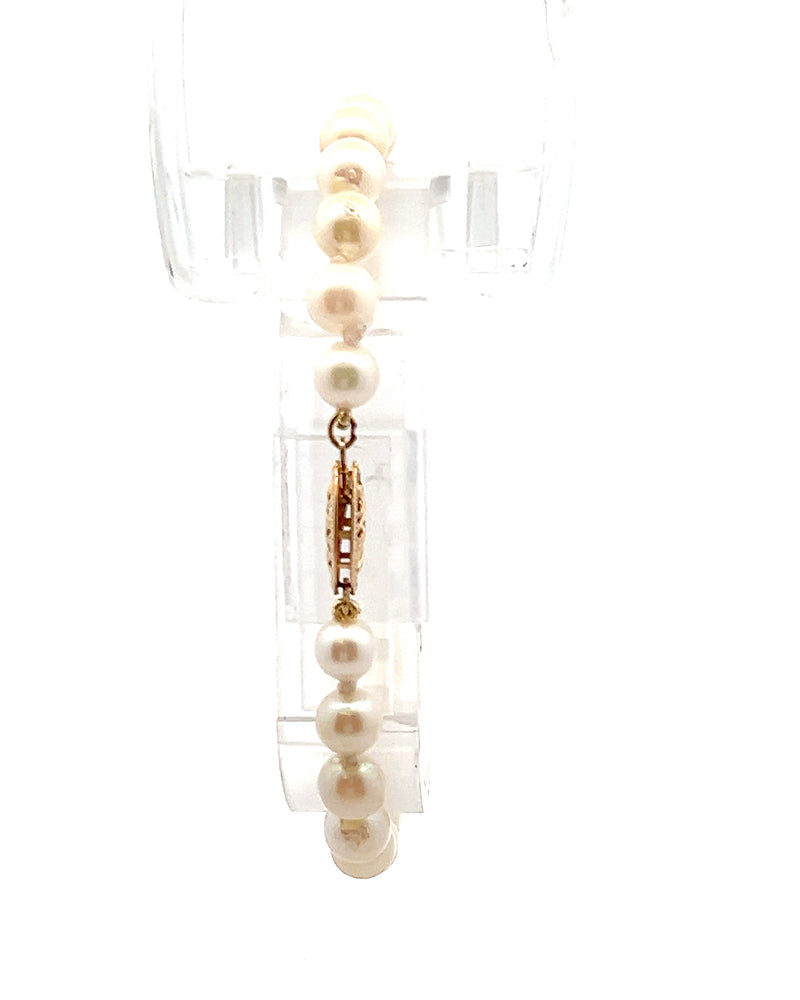 14K YG Freshwater Pearl Bracelet