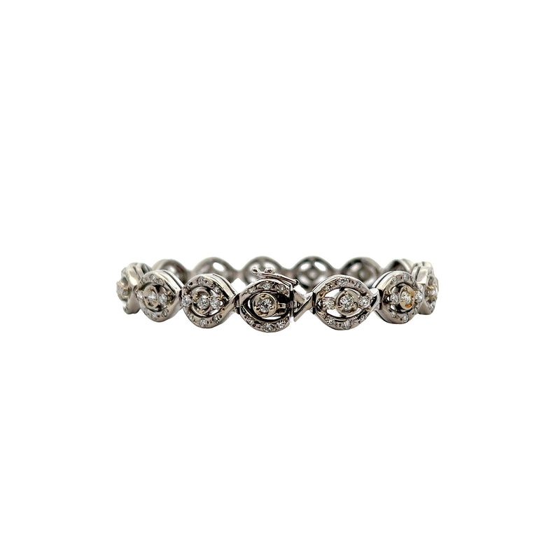 14K WG Diamond Tennis Bracelet