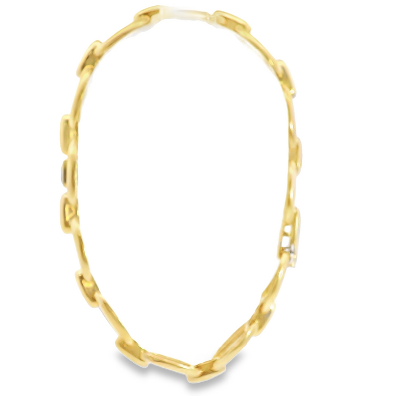 14K YG Emerald Bracelet Bracelet