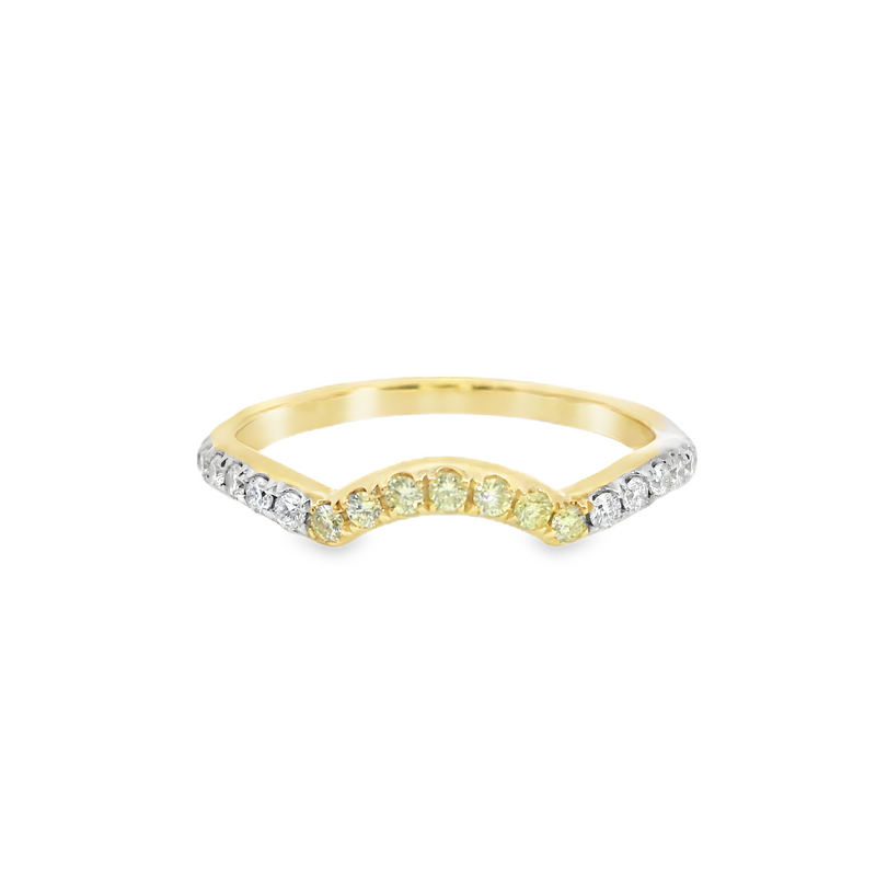 14K WG Wide Diamond Cluster Ring