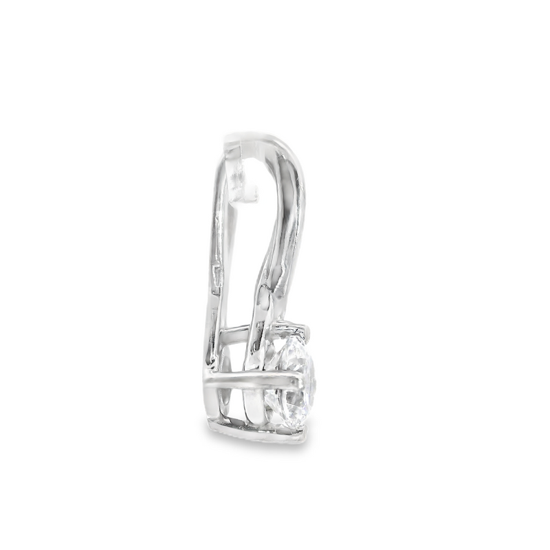 10K WG CZ Pendant