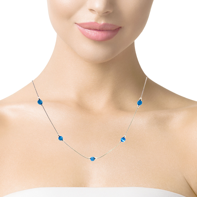 Sterling Silver Beaded Chain