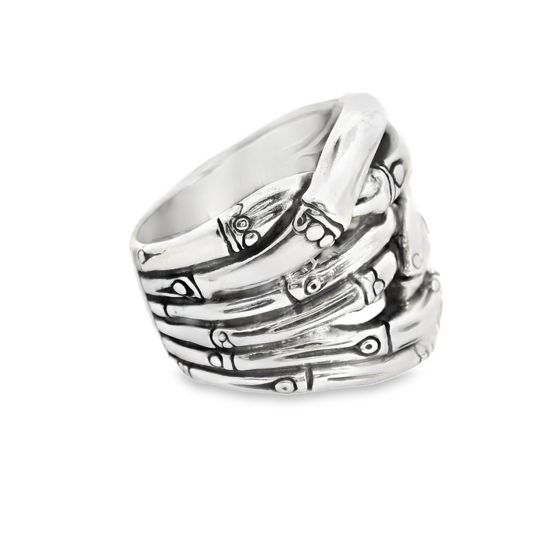 John Hardy Bamboo Silver Ring