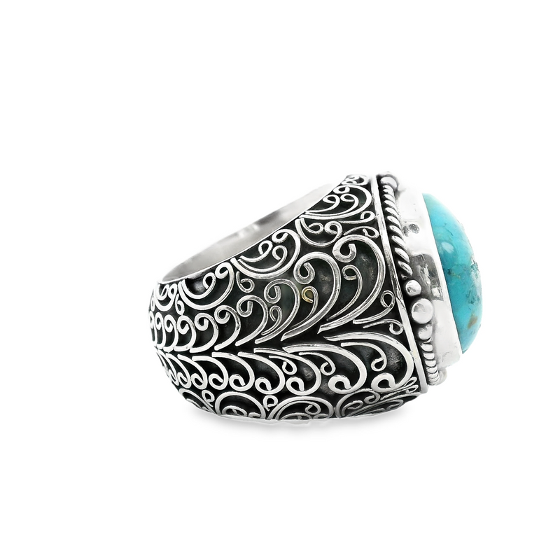 Sterling Silver Lori Bonn Turquoise Ring