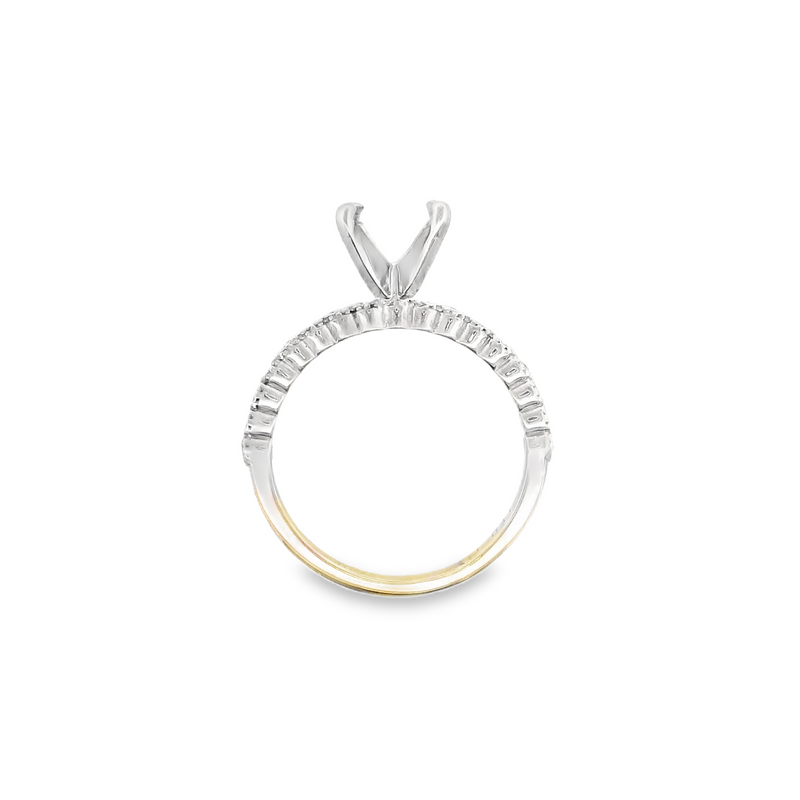 14K WG Diamond Ring Setting