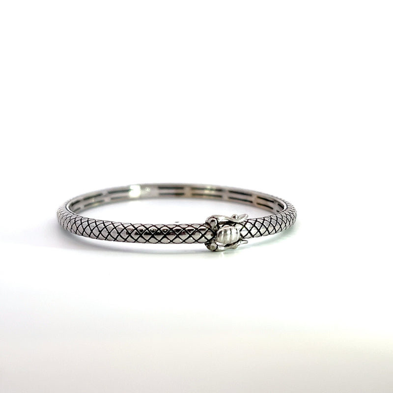 Sterling Silver Andrea Candela Hinged Bracelet