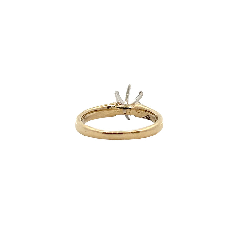 14K YG Solitaire Setting