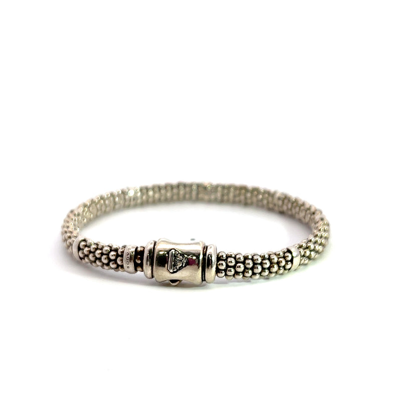 Lagos Caviar Sterling Silver Beaded Bracelet