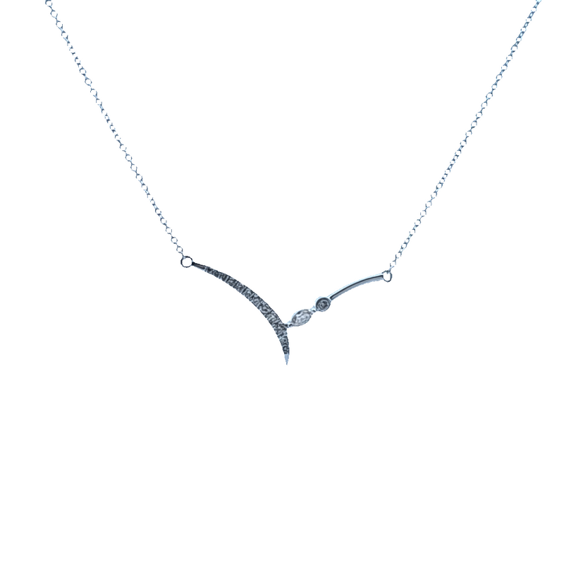 14K WG Diamond Necklace 0.33 CT TW