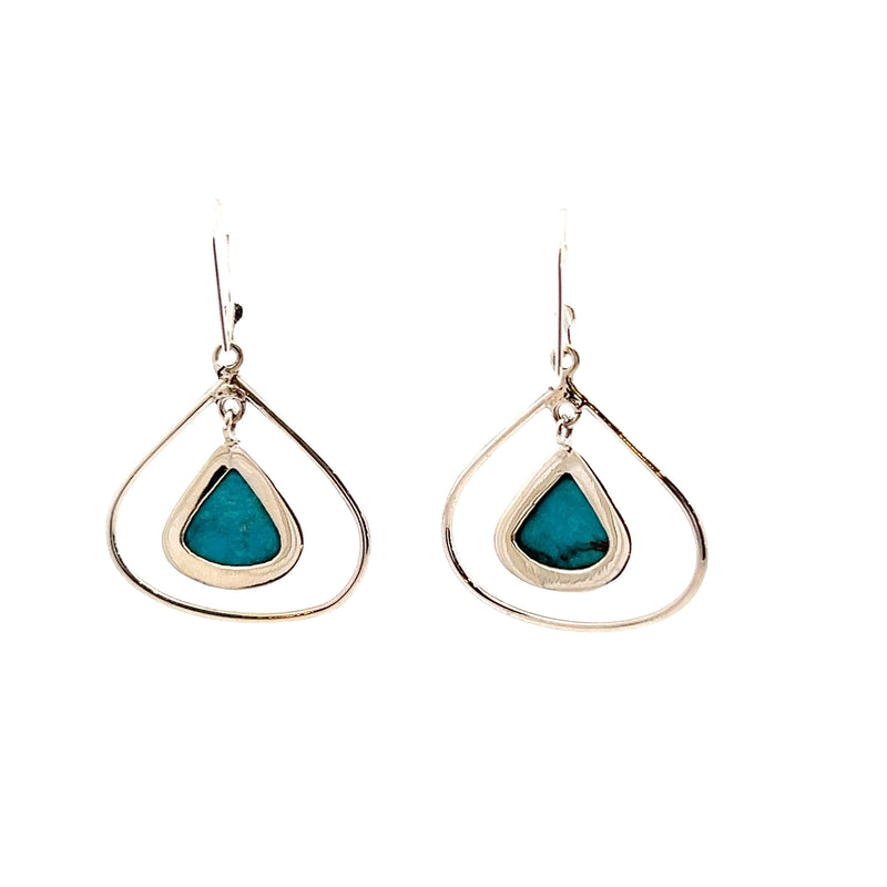 Sterling Silver Turquoise Earrings