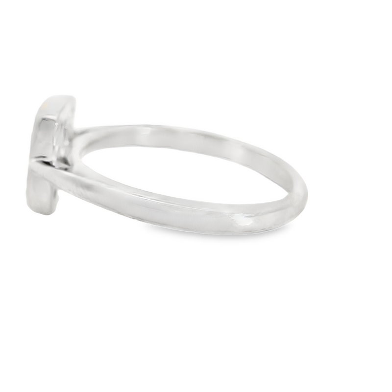 14K WG Cluster Diamond Ring