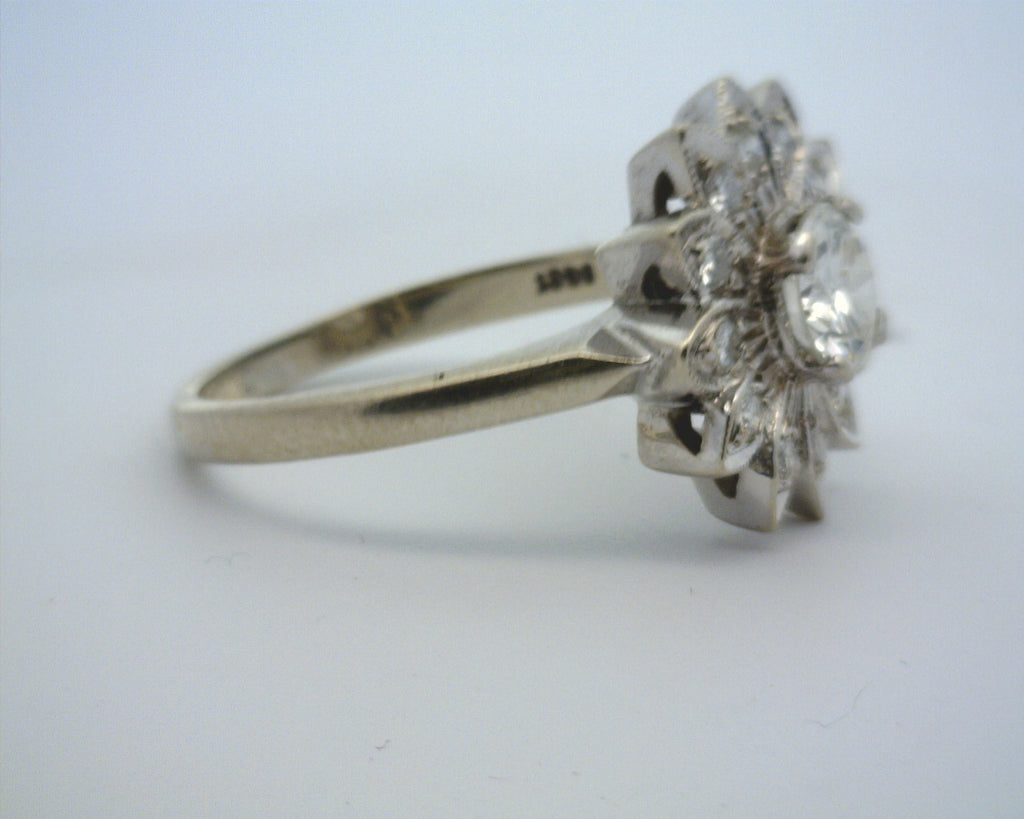 14K WG DIAMOND RING