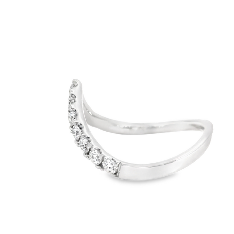 14K WG Diamond Band 0.48 CT TW