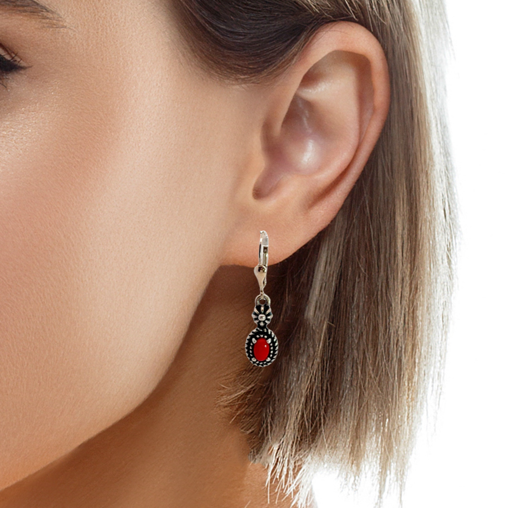 American West Concha Earrings