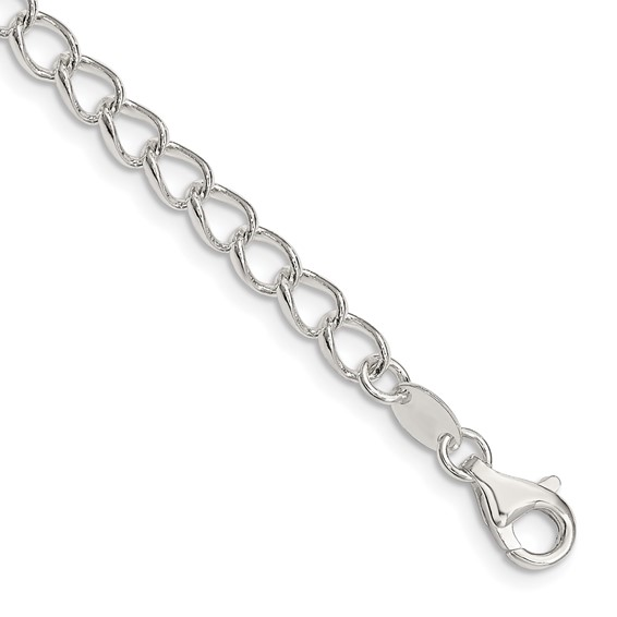 Sterling Silver 6" Charm Bracelet