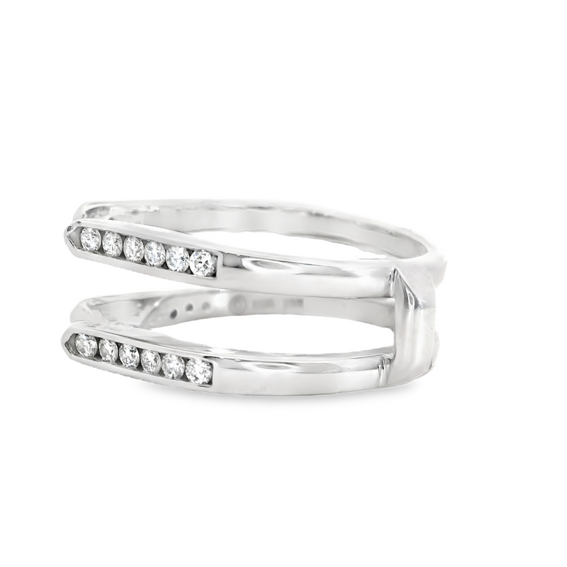 14K WG DIAMOND GUARD