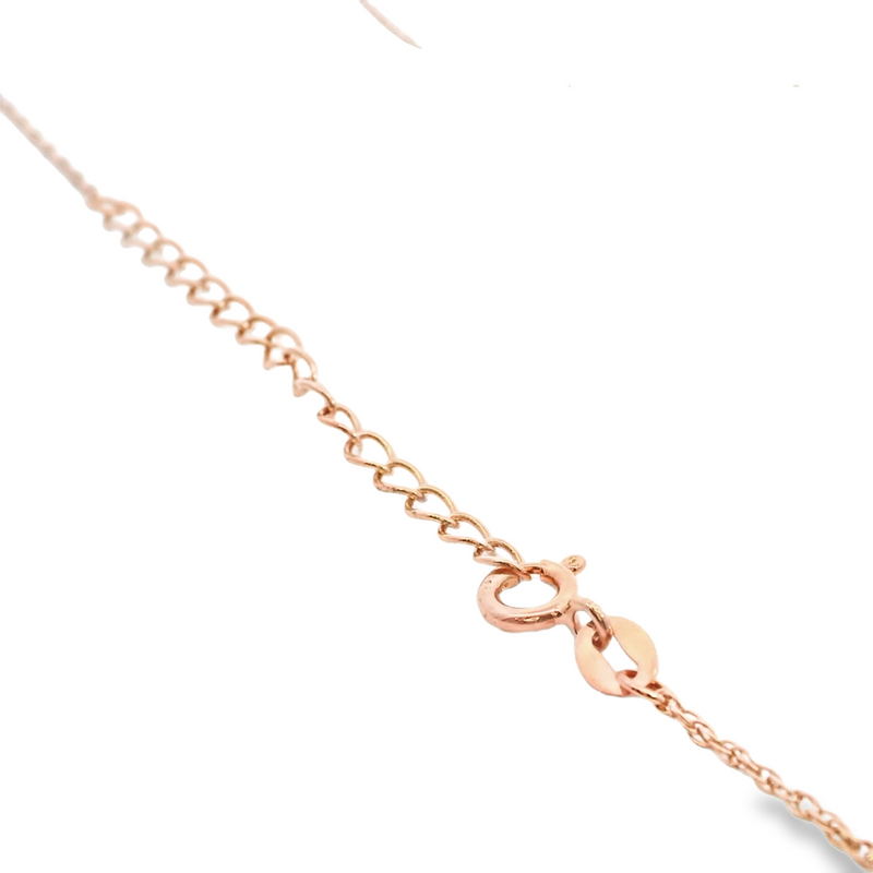 Rose Gold Plated Sterling Silver Chain