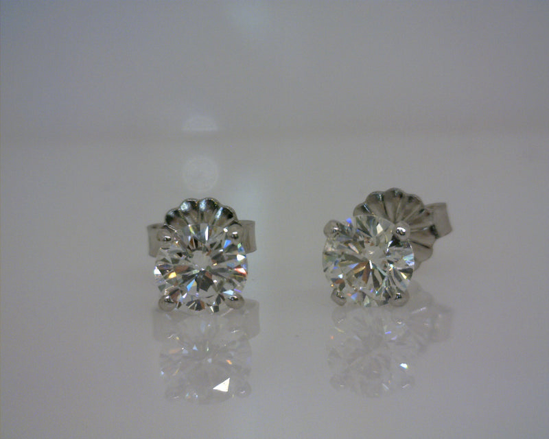 14K WG DIAMOND STUDS