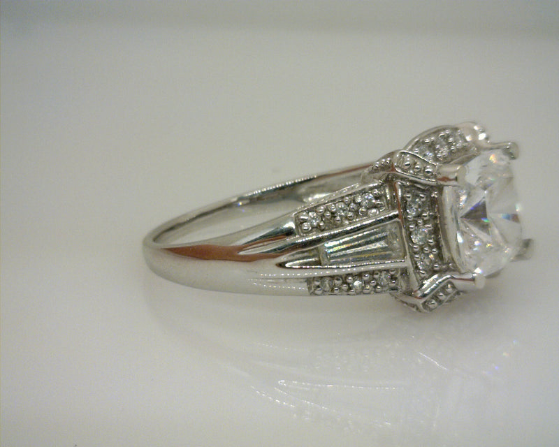 14K WG CZ Ring