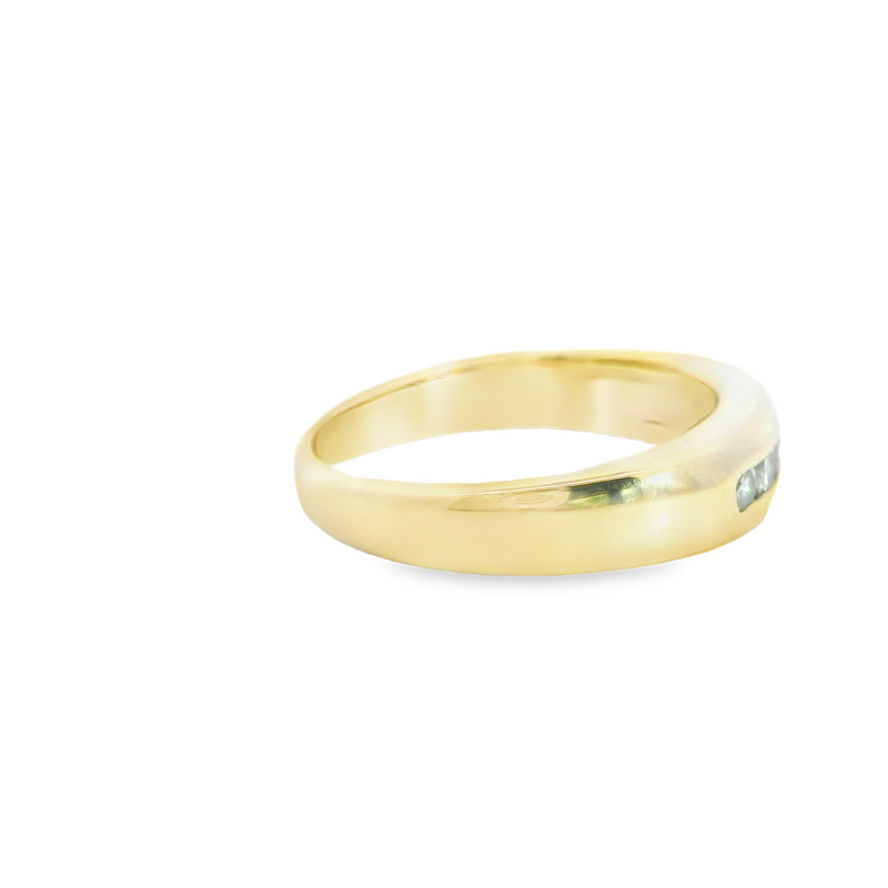 14K YG Channel Set Diamond Band